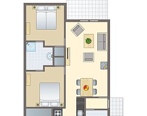 Guest house 600493 - Bungalow Schouwen-Duiveland - Resort Haamstede | 4-persoons bungalow | 4B