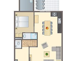 Guest house 600496 - Bungalow Schouwen-Duiveland - Resort Haamstede | 8-persoons bungalow | 8EL