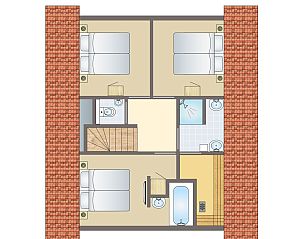 Guest house 600496 - Bungalow Schouwen-Duiveland - Resort Haamstede | 8-persoons bungalow | 8EL