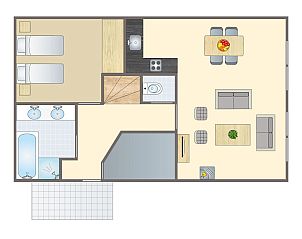 Guest house 600497 - Bungalow Schouwen-Duiveland - Villapark Livingstone | 4-persoons villa | 4L