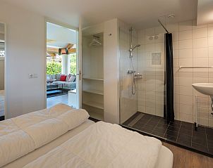 Blick vom Dachgeschoss des Ferienhauses Zonnedorp 8, De Zeehond in Renesse, Zeeland.