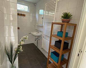 Bedroom with double bed in VZ891 Holiday home in Renesse, Schouwen-Duiveland, Zeeland.