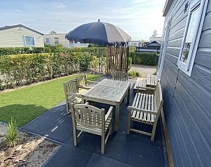 View from terrace of VZ804 Holiday Chalet Arend 1833 Renesse, Zeeland