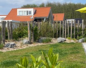 Garten und Aussicht im Ferienhaus Zonnedorp 29 Strandloper in Renesse, Zeeland.