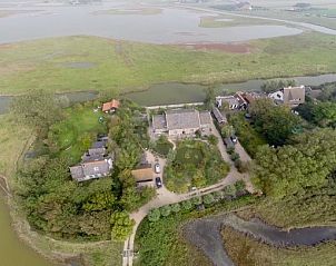 Omringende natuur van Lodge Tureluur in Zeeland, vakantiehuis met prachtige landschappen en rust.