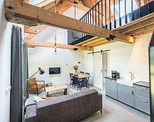 Gezellige leefruimte in Vakantiehuis in Noordwelle, Schouwen-Duiveland, Zeeland.