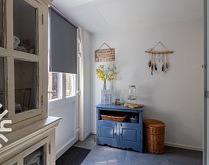 Uitzicht vanaf terras van vakantiehuis ZE1221 in Sint-Annaland, Tholen over kleurrijke velden.