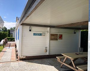 Knusse kinderkamer met stapelbed in vakantiehuis ZE1418, Sint-Annaland.