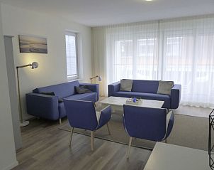 Gezellige zitruimte in Vakantiehuis Dishoek Dunes Residence, Koudekerke, Walcheren, Zeeland.