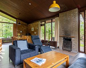 Spacious terrace of vacation home ZE366 in Oostkapelle, Walcheren, surrounded by nature.