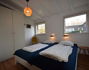 Gezellige slaapkamer in VZ2310 Vakantiebungalow in Oostkapelle, Zeeland.