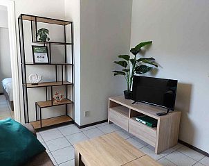 Knusse eetruimte in vakantiehuis ZE323, Oostkapelle, Walcheren, Zeeland met uitzicht.