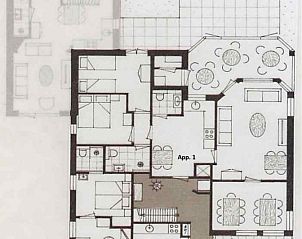 Stijlvolle eetkamer in ZE326 vakantiehuis Oostkapelle Walcheren met moderne inrichting.