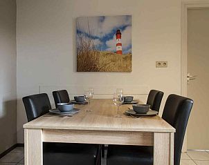 Plattegrond van vakantiehuis ZE326 in Oostkapelle Walcheren met gedetailleerde indeling.