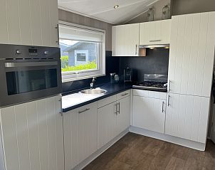Modern kitchen in ZE1509 vacation home, Oostkapelle, Zeeland.