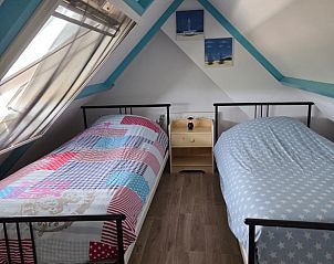 Houten trap in vakantiehuis ZE1548, Oostkapelle, Walcheren, Zeeland.