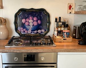 Stijlvolle badkamer in Huisje in Oostkapelle, vakantiehuis in Zeeland.