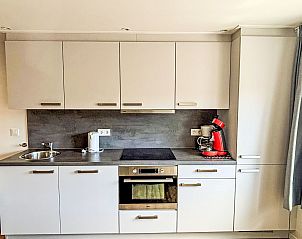 Volledig uitgeruste keuken in Appartement Beach House Westkapelle 105.3, Westkapelle, Zeeland.