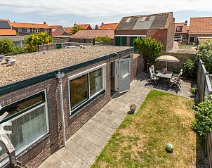 Blick auf den Strand beim Ferienhaus ZE361 in Westkapelle, Walcheren, Zeeland.