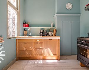 Strandcabines bij vakantiehuis ZE082, Domburg, Walcheren, Zeeland.