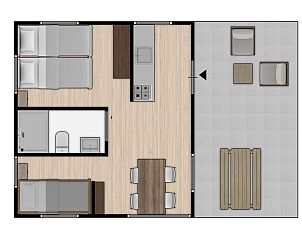 Unterkunft 6204204 - Zelthaus Walcheren - Safaritent 4B