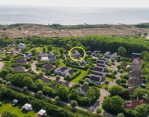 Luchtfoto van VZ1122 Luxe vakantiewoning in Vlissingen nabij de kust, Walcheren, Zeeland.