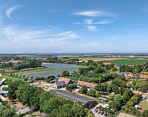 Uitzicht op groene velden vanuit vakantiehuis ZE1446, Aagtekerke, Walcheren.