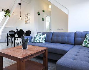 Stilvolles Wohnzimmer in VZ679 Wohnung Zoutelande, Walcheren, Zeeland.