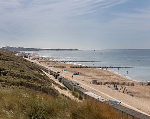 Gleitschirmfliegen ber den Dnen von Zoutelande, Walcheren in der Nhe des Ferienhauses ZE1201.