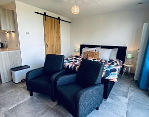 Comfortable bedroom in VZ583 Studio Vrouwenpolder in Vrouwenpolder, Zeeland.