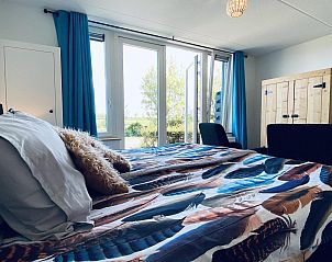Bedroom with a view in VZ583 Studio Vrouwenpolder, Vrouwenpolder.