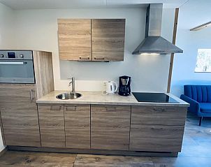 Volledig uitgeruste keuken in VZ587 Vakantiewoning Vrouwenpolder, Walcheren, Zeeland.