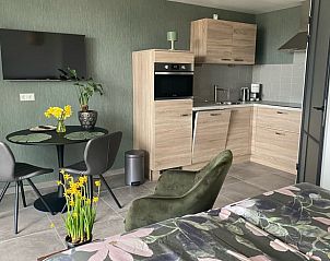 Modern kitchen in Holiday home in Vrouwenpolder, Walcheren, Zeeland with stylish decor.