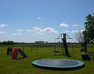 Uitzicht vanaf ZE030 vakantiehuis in Vrouwenpolder, Walcheren op groene velden.