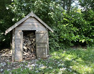 View of green fields from vacation home ZE120, Veere, Walcheren.