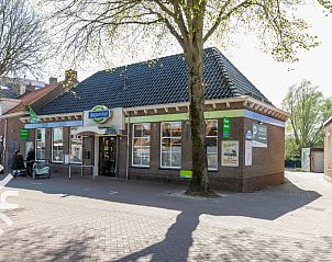 Wegwijzer in de buurt van vakantiehuis ZE1468 in Meliskerke, Walcheren, met afstanden naar nabijgelegen steden.