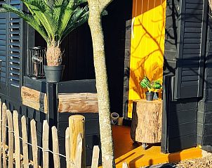 Ruime woonkamer in Vakantiehuis in Middelburg, Walcheren, Zeeland met comfortabele banken en warme inrichting.