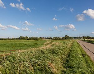 Uitgestrekt landschap bij Vakantiehuisje in Middelburg, Walcheren, Zeeland.