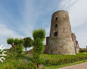 Deur met sleutels in vakantiehuis ZE1540 in Middelburg, Walcheren, Zeeland.