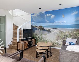 Charmant terras bij ZE1075 vakantiehuis in Biggekerke, Walcheren, Zeeland