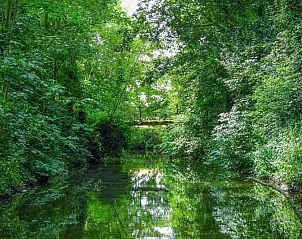 Groene omgeving met water bij VZ136 Studio Grijpskerke, Walcheren, Zeeland.