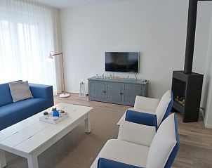 Moderne zithoek in VZ935 Vakantieappartement, Koudekerke Dishoek, Walcheren, Zeeland.