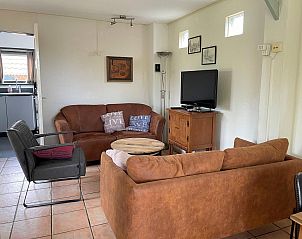 Comfortabele zithoek in VZ037 Vakantiehuisje Koudekerke-Dishoek, Walcheren, Zeeland.