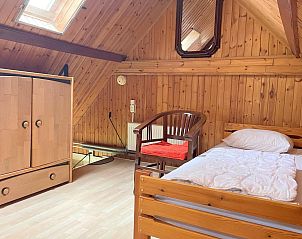 Ruime zolderkamer in VZ037 Vakantiehuisje Koudekerke-Dishoek, Walcheren, Zeeland.