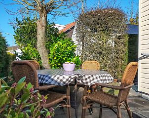 Genieen Sie den sonnigen Garten des Ferienhauses ZE1700 in Breskens, Zeeuws-Vlaanderen, ideal zum Entspannen in der Natur von Zeeland.