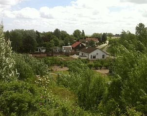 Blick auf die Natur rund um das Cottage in Breskens, gelegen in Zeeuws-Vlaanderen, Zeeland.