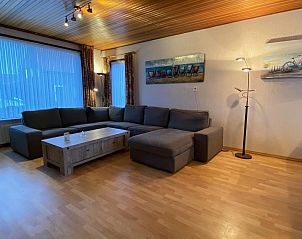 Cozy living room with sofa in VZ730 Holiday home Cadzand-Bad in Cadzand-Bad.