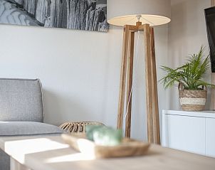 Cozy sitting area in Villa 4C Luxe, Cadzand-bad, Zeeuws-Vlaanderen, with attractive decoration and comfortable furniture.