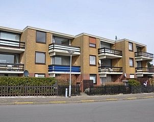 Front view of VZ922 Holiday apartment in Cadzand, a comfortable vacation home in Cadzand-bad, Zeeuws-Vlaanderen.