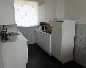 Fully equipped kitchen in VZ922 Holiday apartment in Cadzand, with modern amenities and plenty of storage space.